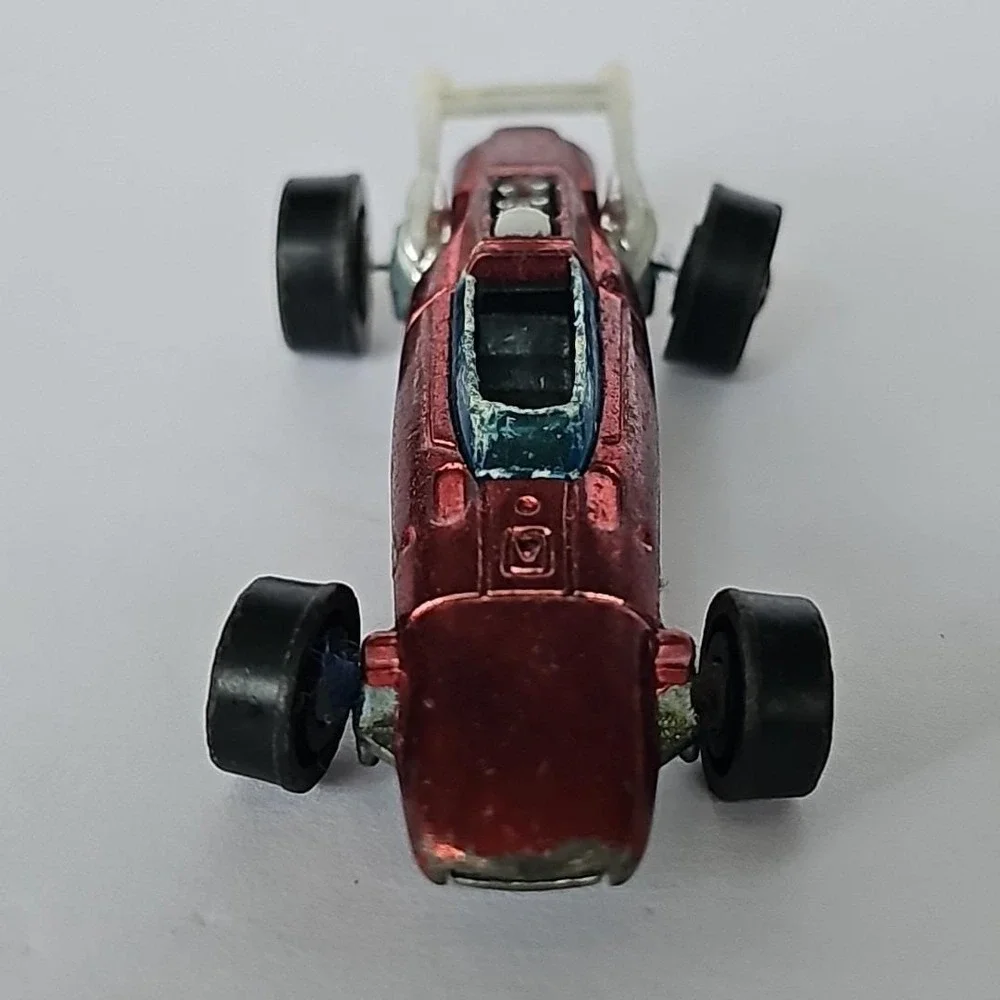 Vintage Hot Wheels Redline 1969 Indy Eagle Red Black‎ Interior Die Cast 1785
